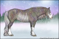 Horse Color:Nacre Chocolate Silver Brown Chinchilla Ice Sabino Rabicano