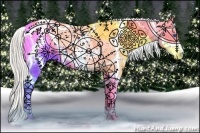 Horse Color:Silver Grullo Sabino Splash