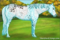 Horse Color:Thunderstruck Silver Black Sabino Splash