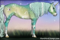 Horse Color:Watercolor White Spotted Silver Bay Onyx 