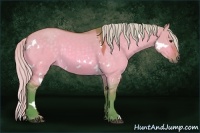 Horse Color:Watercolor White Spotted Silver Brown Dun