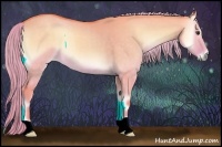 Horse Color:Watercolor Chocolate Palomino Onyx