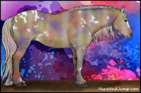 Horse Color:Nacre White Spotted Silver Buckskin 