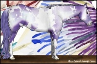 Horse Color:Watercolor White Spotted Liver Red Onyx