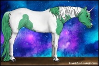Horse Color:Watercolor Black Tobiano 