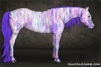 Horse Color:Watercolor Smoky Black Ice 