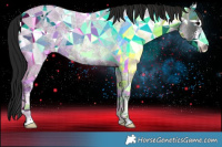 Horse Color:Gray Blue Roan Sabino 