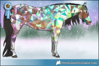 Horse Color:Bay Tobiano 