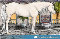 Horse Color:Silver Amber Cream Champagne Pearl