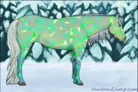 Horse Color:Watercolor Silver Buckskin Dun Sabino 