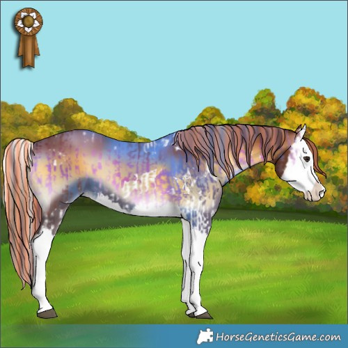Horse Color:Painted White Spotted Red Onyx Splash  and Painted Red Onyx Splash 