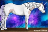 Horse Color:Watercolor Perlino Roan Dun Splash Tobiano 