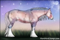 Horse Color:Watercolor White Spotted Silver Brown Ice Onyx 