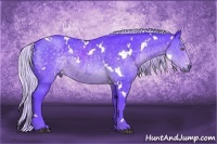 Horse Color:Watercolor White Spotted Silver Black Chinchilla 