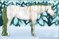 Horse Color:Watercolor Plaid  Bay Ice 