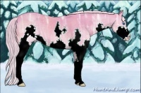 Horse Color:Watercolor Silver Black Ice Splash