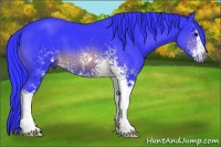 Horse Color:Watercolor White Spotted Brown 