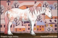 Horse Color:Watercolor White Spotted Liver Red Dun Ice Sabino 