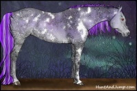 Horse Color:Painted White Spotted Silver Brown Chinchilla Ice Onyx