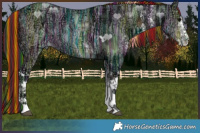 Horse Color:Painted White Spotted Blue Onyx Ice  and Painted White Spotted Blue Onyx Ice 