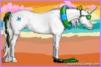 Horse Color:Cremello Dun Near Leopard 