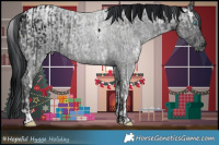 Horse Color:ERROR: UNKNOWN ANOMALY and Blue Ice Roan Tobiano 