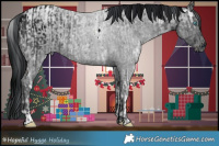 Horse Color:ERROR: UNKNOWN ANOMALY and Blue Ice Roan Tobiano