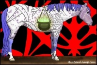 Horse Color:Watercolor Bay Appaloosa 