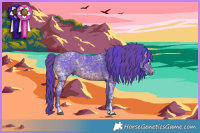 Horse Color:Watercolor Chocolate Brown Ice  and Watercolor Chocolate Brown Ice 
