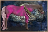 Horse Color:Silver Black 