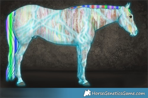 Horse Color:Painted Thunderstruck Silver Bay Ice 