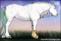 Horse Color:Watercolor Sable Champagne Ice Sabino Splash