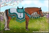 Horse Color:Bay Sabino Rabicano  and Silver Brown Sabino Rabicano 
