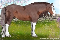 Horse Color:Chocolate Brown Ice Splash 