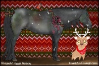 Horse Color:White Spotted Black 