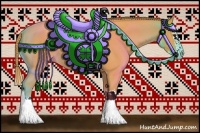 Horse Color:Watercolor Red Roan Splash 