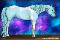 Horse Color:Watercolor Blue Roan Tobiano 