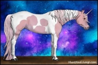 Horse Color:Watercolor Palomino Tobiano 