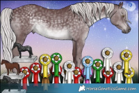 Horse Color:Chocolate Silver Black Chinchilla 