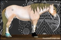 Horse Color:Watercolor Bay Roan Pearl Onyx 