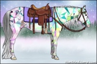 Horse Color:Bay Dun Splash Tobiano 