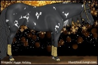 Horse Color:White Spotted Black