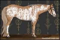 Horse Color:Chestnut  and Chestnut Frame 