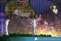 Horse Color:Painted Plaid Liver Chestnut Ice Splash