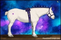 Horse Color:Perlino Roan 