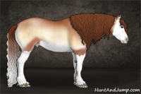 Horse Color:Brown Pearl Onyx Sabino Splash