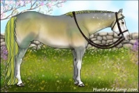 Horse Color:Painted Watercolor Liver Red Onyx Sabino Rabicano