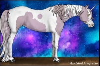 Horse Color:Watercolor Gold Champagne Splash Tobiano
