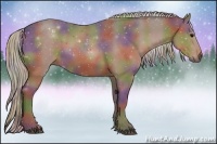 Horse Color:Nacre Silver Black 