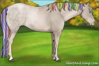 Horse Color:Painted Chocolate Palomino Ice Pearl 